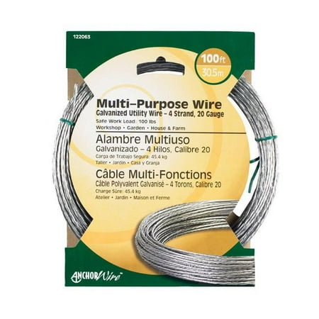 xuelin clear 中華dap UPC 008236695496 - Hillman 122063 4-Strand Wire Galvanized (#20 x