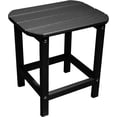 thumbnail image 3 of HomeRoots 484102 13 in. Black Resin Outdoor Side Table, 3 of 3