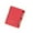 Red, variant on Gallickan Spiral Notebook, Coil Binding with Adhesive Notes Index Tabs, Creative Combo for Office or Ad Organization, Black