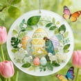 thumbnail image 3 of Resin Easter Jesus Double-Sided Ornament - Hand-Painted Religious Hanging Decor with Hanging Loop, for Easter Tree, Church Decor, Home Wall & Tabletop - Festive Christian Easter Decoration, 3.15in, G, 3 of 7