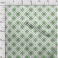 thumbnail image 2 of oneOone Cotton Silk Green Fabric Dot|Heart & Check Geometric Craft Projects Decor Fabric Printed By The Yard 42 Inch Wide, 2 of 4