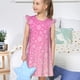 thumbnail image 4 of Balery Breast CancerN Ribbons Awareness Camisón de princesa para niñas, pijama de algodón con mangas abullonadas, suave y bonito.-X-Large, 4 of 6