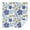 White-3, variant on 42x42 Inch Waterproof Square Tablecloth, Thickened Polyester Table Cover for Dining & Parties, Floral Print