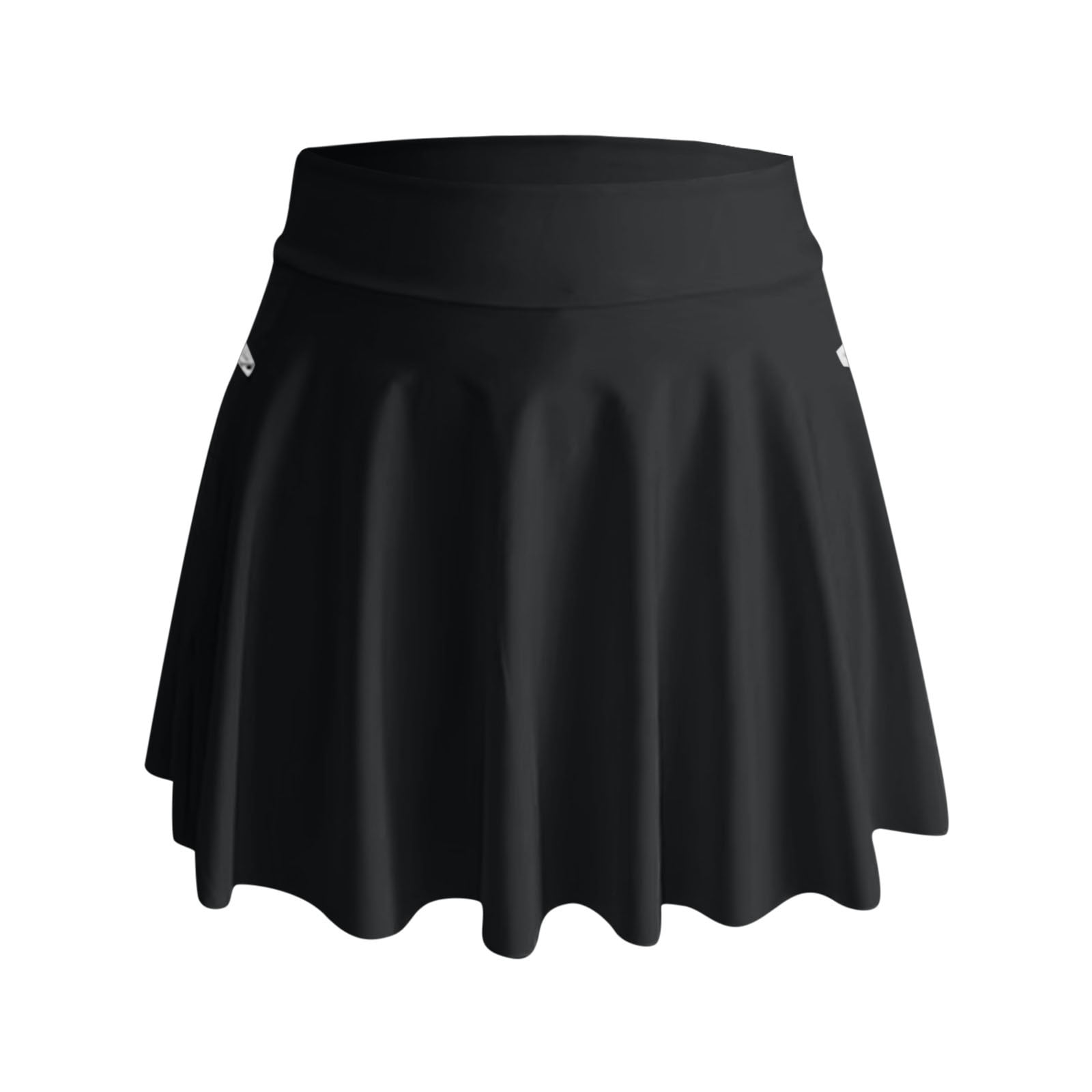 Hauaitttt Women High Waisted Swim Skirt with Zipper Pockets Bathing Suit Swimsuit Tankini Bottoms plus Size Bikini Bottom Swim Suit Bottoms Belt plus Size Swim Pants 4x Womens Swim Bottoms Shorts