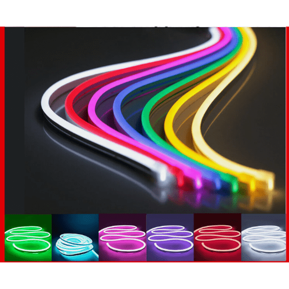 Flexible Neon LED Light Strip – Silicone Tube Sign Lighting for Indoor & Outdoor Decor