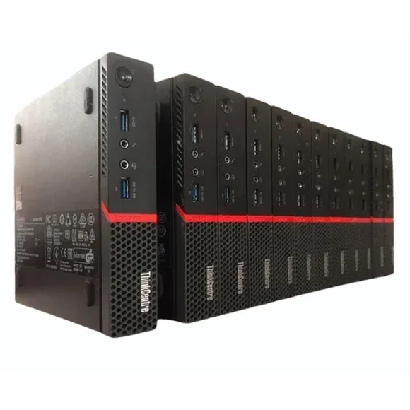 Lenovo ThinkCentre M900 Tiny Intel Quad Core i5-6500T jusqu'à 3.10 GHz 12 Go 128 Go SSD RJ-45 Windows 10 Professionnel Remis à Neuf