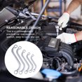 thumbnail image 4 of WEUVEB 1 Ensemble Kit de Clé Multifonction de Style S Argent Durable Design en Acier au Vanadium, 4 of 6