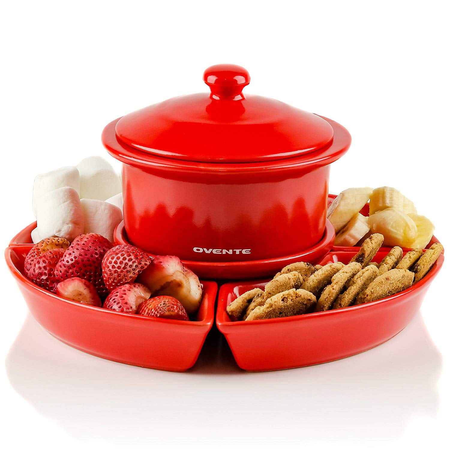 Ovente 3-in-1 Party Chocolate, Butter, Cheese Fondue Warmer and