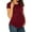 Wine Red, variant on women's maternity nursing tops breastfeeding floral printed top shirt double layer soft short sleeve pregnancy clothes blouse