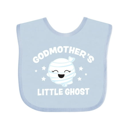 

Inktastic Cute Godmother s Little Ghost with Stars Gift Baby Girl Bib