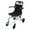 Black:29.2" x 18.5" x 34.3", variant on Anvazise Portable Folding Wheelchair,Lightweight Transport Wheelchair Travel Wheelchairs for Adults and Seniors Support 180lbs,Narrow Doorways Wheel Chair,Aluminum Wheelchair for Elderly,Black