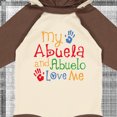 thumbnail image 4 of Inktastic My Abuela and Abuelo Love Me Boys or Girls Long Sleeve Baby Bodysuit, 4 of 5