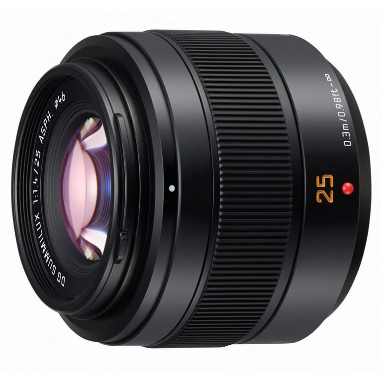 Leica - DG Summilux 25mm f/1.4 Lens for Lumix GX7 - Black