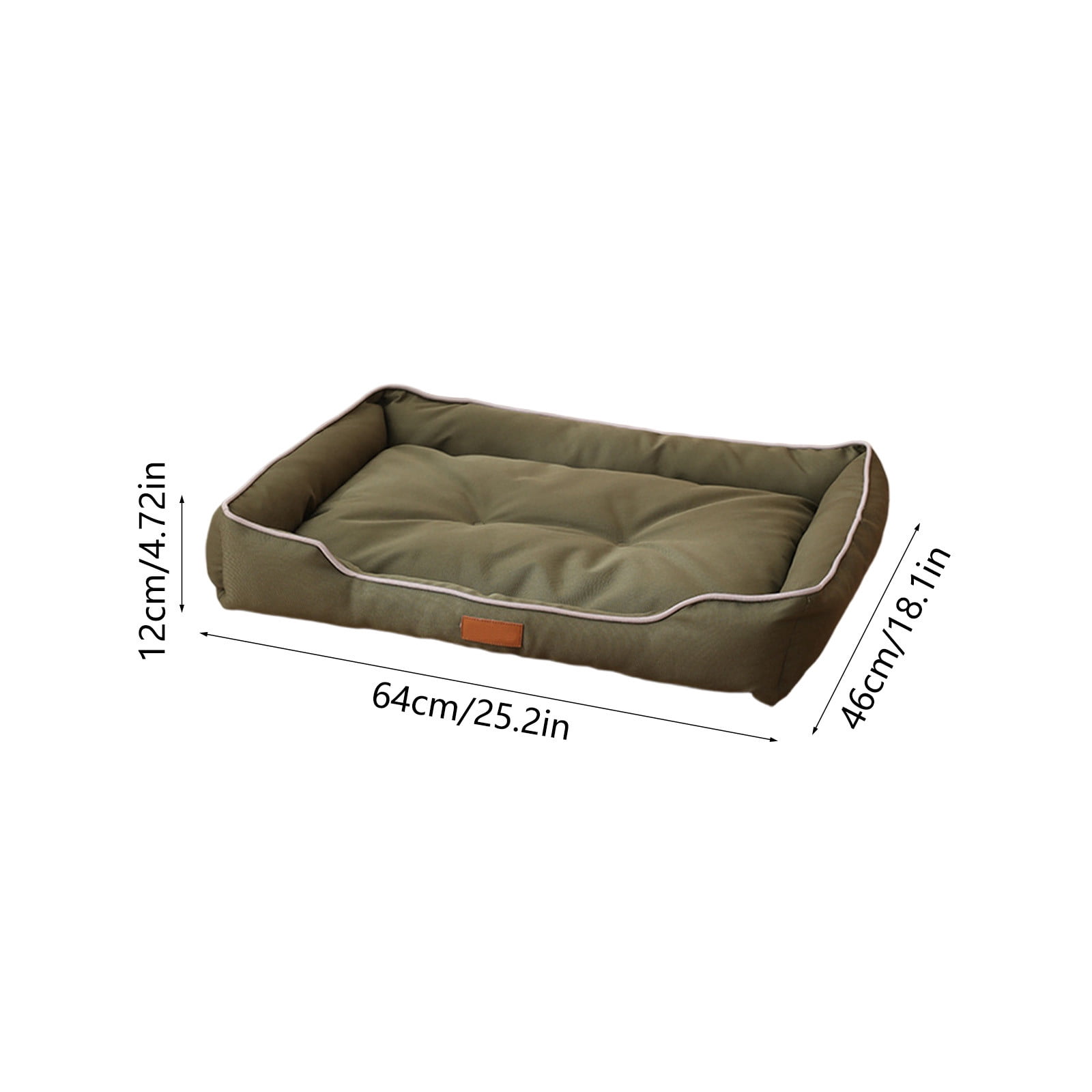 Orthopedic Pet Sofa Bed Cushion Soft Cotton Filled Dog Cat Bed Removable Washable Pet Sleeping Mat Anti Anxiety Supportive Thick Plush Comfort Cushion for Small Medium Dogs Cats