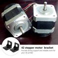 thumbnail image 4 of UPGRATOR 2Set Stepper Motor Assembly Aluminium Motor Mount Black For Maker Use, 4 of 7