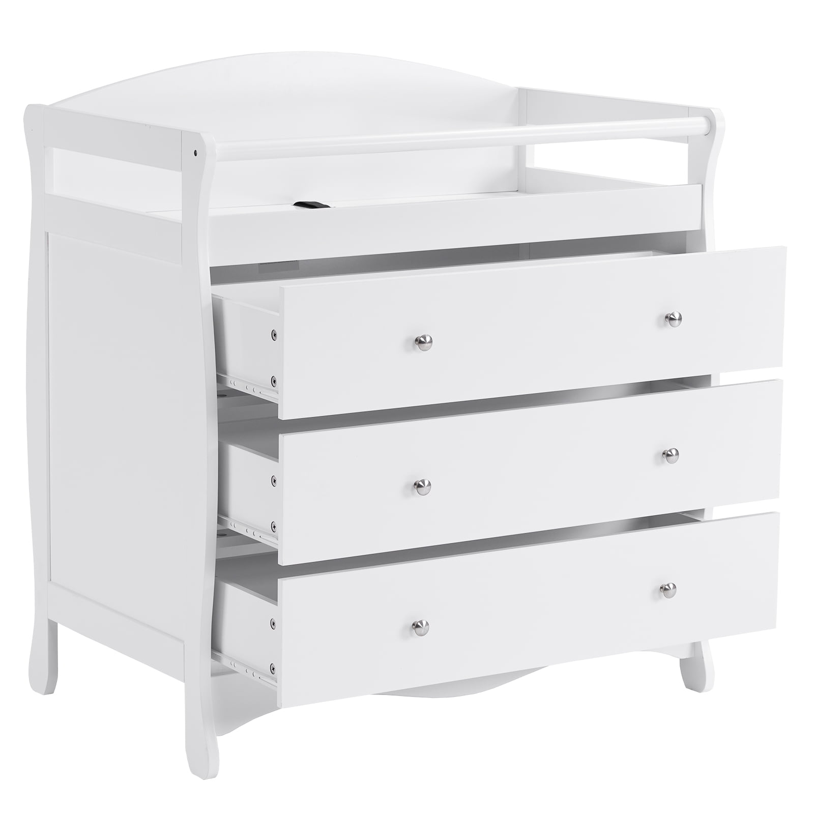EasingRoom 3 Drawers Kids Changing Table Dresser, Wood Nursery Dresser