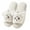 White, variant on LHUnf Fuzzy Slippers For Women House Indoor Cozy Winter Slippers Indoor Shoes With Adorable Cat Print Design Bedroom Winter Shoes