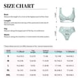 thumbnail image 6 of Wukai Playing Rabbit Women's Bikini Set Two Piece,wimsuit High Waisted V Neck Twist Front Adjustable Spaghetti Straps Bathing Suit-, 6 of 7