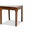 thumbnail image 7 of Baxton Studio Callie Modern and Contemporary Grey Fabric Upholstered and Walnut Brown Finished Wood 7-Piece Dining Set, 7 of 7