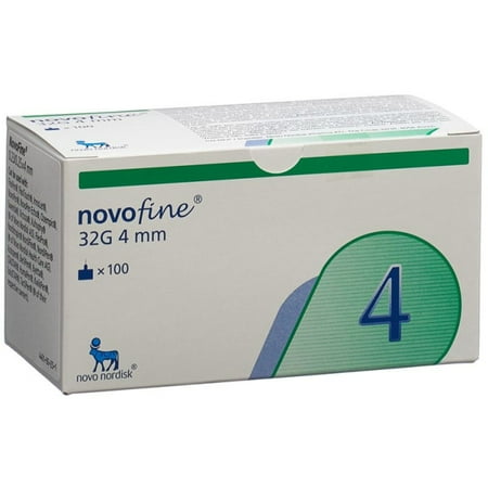 Novo-Fine 32G 4mm – 100-Count Pack for Comfortable and Precise