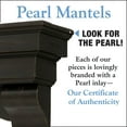 thumbnail image 3 of Pearl Mantels Celeste Versatile Hand Distressed and Hand Finished Premium Pine Wood Mantel Shelf, Dark Roast Finish, 48"L & 9.5"D, Hang Alone, with Corbels or with Corbels and Arch (Included), 3 of 6