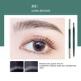 thumbnail image 1 of Xihbxyly Lápiz de Cejas de Doble Cabezal, Punta Fina de Precisión para Una Definición Natural, Cepillo Peine Fácil de Usar para Un Cuidado Perfecto, Fórmula de Larga Duración para Uso Diario, Diseño, 1 of 3