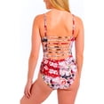 thumbnail image 2 of Rachel Rachel Roy Womens Floral Print Halter One-Piece Swimsuit Pink XL, 2 of 2