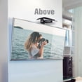 thumbnail image 3 of CJ Tech Adjustable Glass TV Shelf for Console or DVD Player Compatible with Universal TV Mounts, 3 of 4