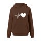 thumbnail image 4 of WILLBEST Sudadera con Capucha y Cordón Ajustable, Estilo Casual, para Mujer, Ideal para Otoño E Invierno, Perfecta para Actividades Al Aire Libre Tallas Grandes, con Estampado de Letras Chica​​, 4 of 6