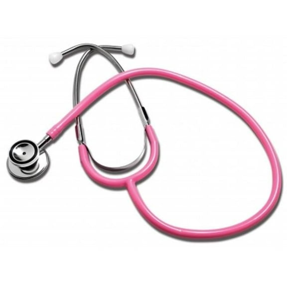 Dual Head Stethoscope, Hot Pink