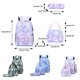 thumbnail image 5 of Guardurnaity con estampado de flores de 3 uds. Con USB, de moda para ordenador portátil, mochilas impermeables para viajes al aire Mochilas rosa violeta Guardurnaity AP019224-03, 5 of 6