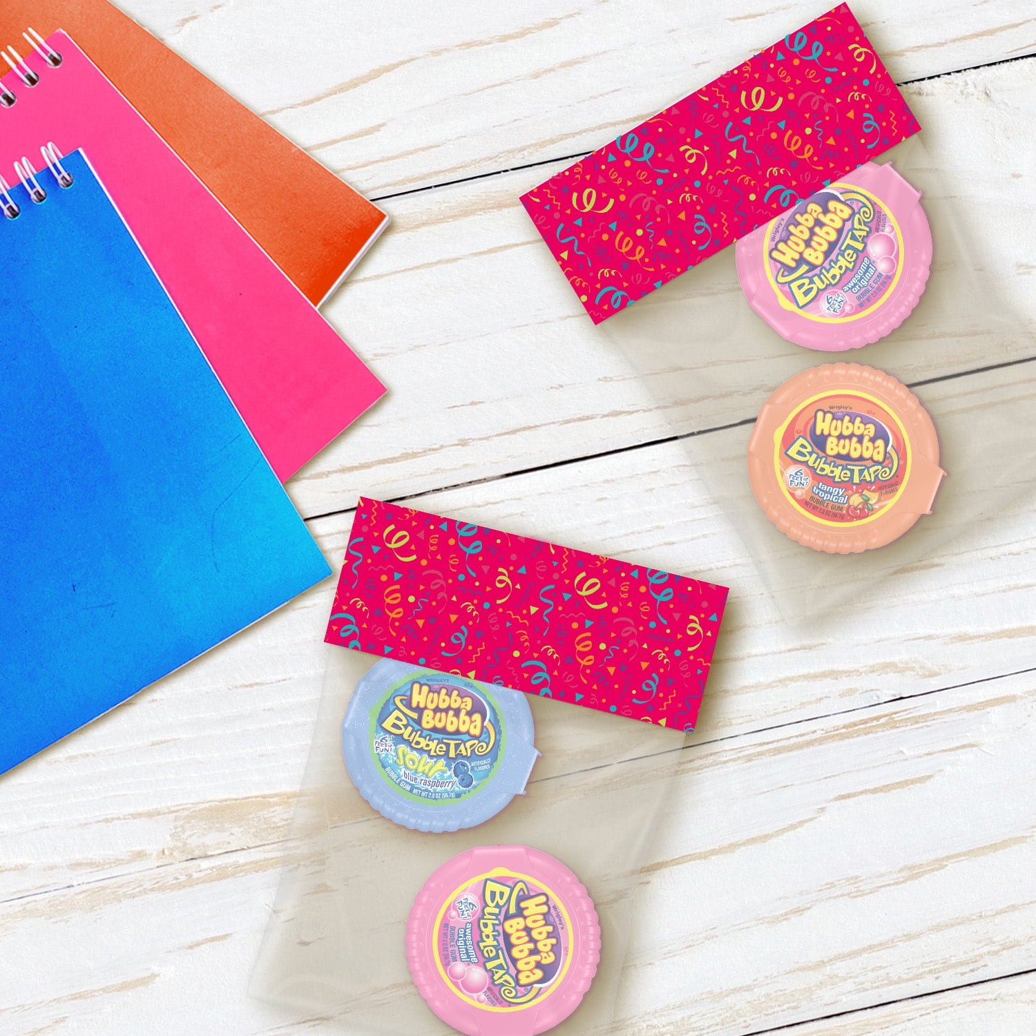 Hubba Bubba Bubble Tape Bubble Gum Assortment - 12 Ct Bulk Box