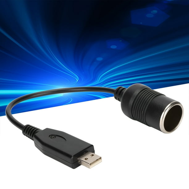 Adaptateur Allume-Cigare USB C Vers 12V, 5V USB C Mâle Vers 12V Prise Allume -Cigare Femelle Câble Convertisseur D'alimentation, Pour Accessoires électroniques De Voiture (30 Cm