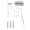 Silver, variant on Riousery 52.5mm / 2-1/16 in Vintage Tremolo Bridge with Bar Zinc Alloy Replacement Parts for Electric Guitars Silver