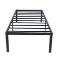 thumbnail image 6 of NNV 18" 3500 lbs Heavy Duty Twin XL Bed Frame, Duty Steel Slat Metal Bed Frame, Black, 6 of 6