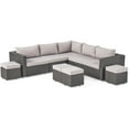 thumbnail image 2 of Santa Rosa 5 Seater Wicker Sectional Sofa Set with Aluminum Frame/Cushions, 2 of 36