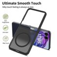 thumbnail image 2 of Pour Motorola Razr 50 Ultra 5G Razr 2024 Étui 5G Compatible avec Cadre MagSafe TPU Acrylique, 2 of 5