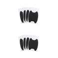 thumbnail image 3 of Kenally 4 Uds película de manija de puerta de coche Protector de manija de coche profesional duradero adhesivos antiarañazos ajustables de adherencia Negro 2piezas Kenally CBP547455, 3 of 5