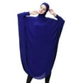 thumbnail image 3 of Vestido musulmán de oración para mujer, con cobertura completa, estilo árabe, color azul, talla XL SG, 3 of 9