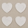 thumbnail image 3 of Bouclair Cœurs Blancs sur Toile de Lin 30 X 30 Po (76,2 X 76,2 cm), 3 of 4