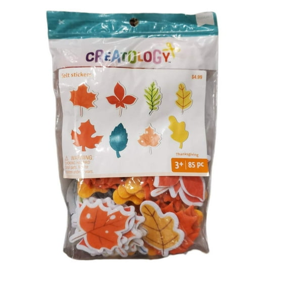 Creatology Felt Stickers Leaf 85-pc