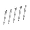 thumbnail image 3 of 5Pcs Measuring Ruler Roller Ball Pen Multifunction Vernier Caliper Pen Ballpoint Pen Measuring Tool Black/Blue Gel Ink, 3 of 8