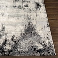 thumbnail image 2 of Hauteloom Dumangas Living Room, Bedroom Area Rug - Contemporary - Charcoal, Black, Gray - 5'3" x 7'3", 2 of 7
