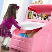 Step2 Lift & Hide 38H Kids Plastic Storage Bin and Toy Organizer, Pink