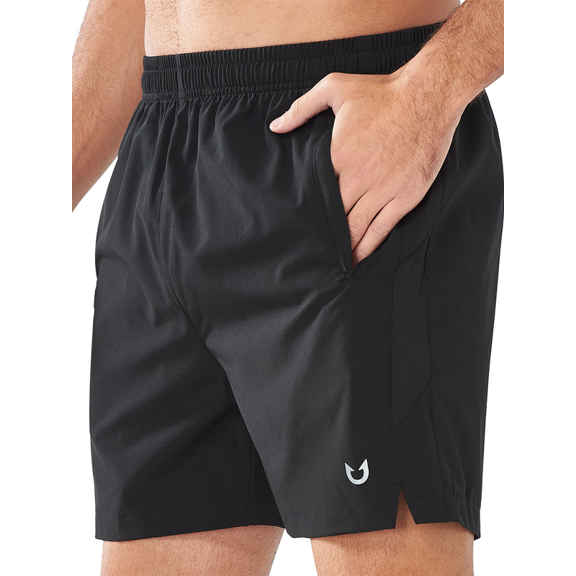NORTHYARD Men's 5" Workout Athletic Shorts Running Gym Activewear Basketball Shorts Black L
