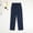 Navy, variant on Boys' Dress Pants Adjustable Waist School Uniforms Pants for Teens Solid Color Straight Leg Flat Front Pant with Pockets 3-17 Years