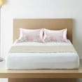 thumbnail image 6 of GZHJMY Cherry Blossom Satin Pillowcase for Hair and Skin Silk Pillowcase, Queen Size(20x30 inches) - Slip Cooling Satin Pillow Covers with Envelope Closure, 6 of 7