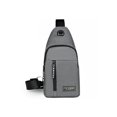 thumbnail image 1 of Nylon Multipurpose Sling Bag - Adjustable Crossbody Chest Pack with Headphone Port & Organizational Pockets, 1 of 7