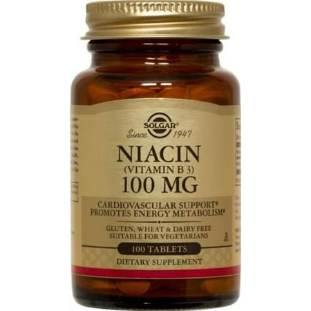 Niacin Vitamin B3 100 mg - 100 Tablets