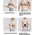 thumbnail image 5 of Back Brace And Posture Corrector Gift compatible Women And Men, Posture Corrector Adjustable Back Support Adult Invisible Hunchback Belts, 5 of 5